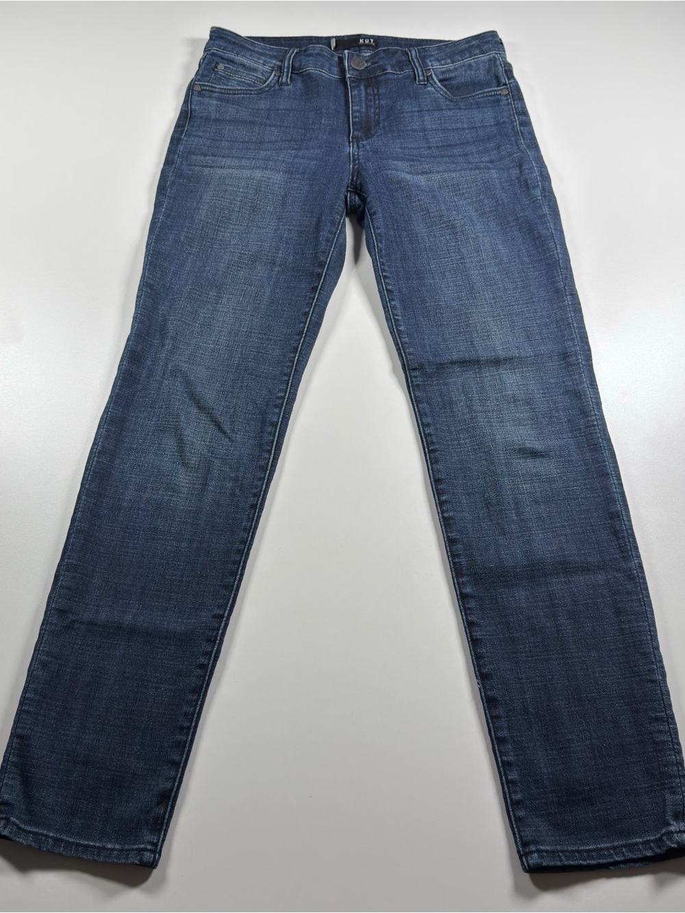 “Kut from the Kloth” Women's Dark Blue Straight Catherine boyfriend Jeans Size 2